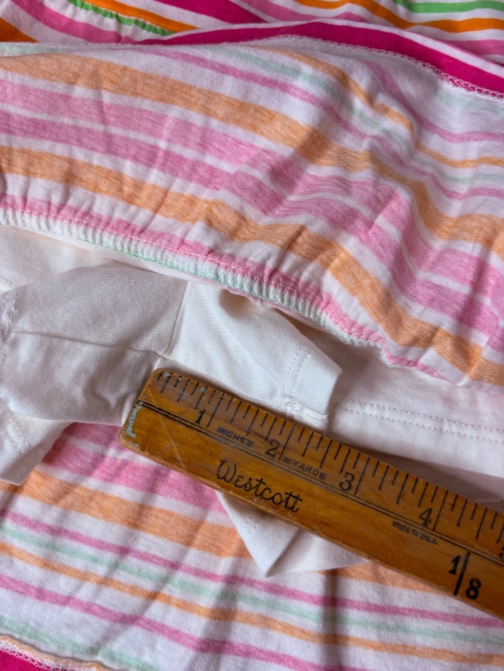 VTG Y2k Children's Place 1989 Tag Striped Skort/Skirt Girls  10/12